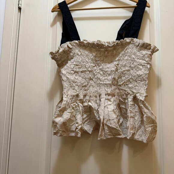 Club Monaco Peplum Top - Picture 2 of 4